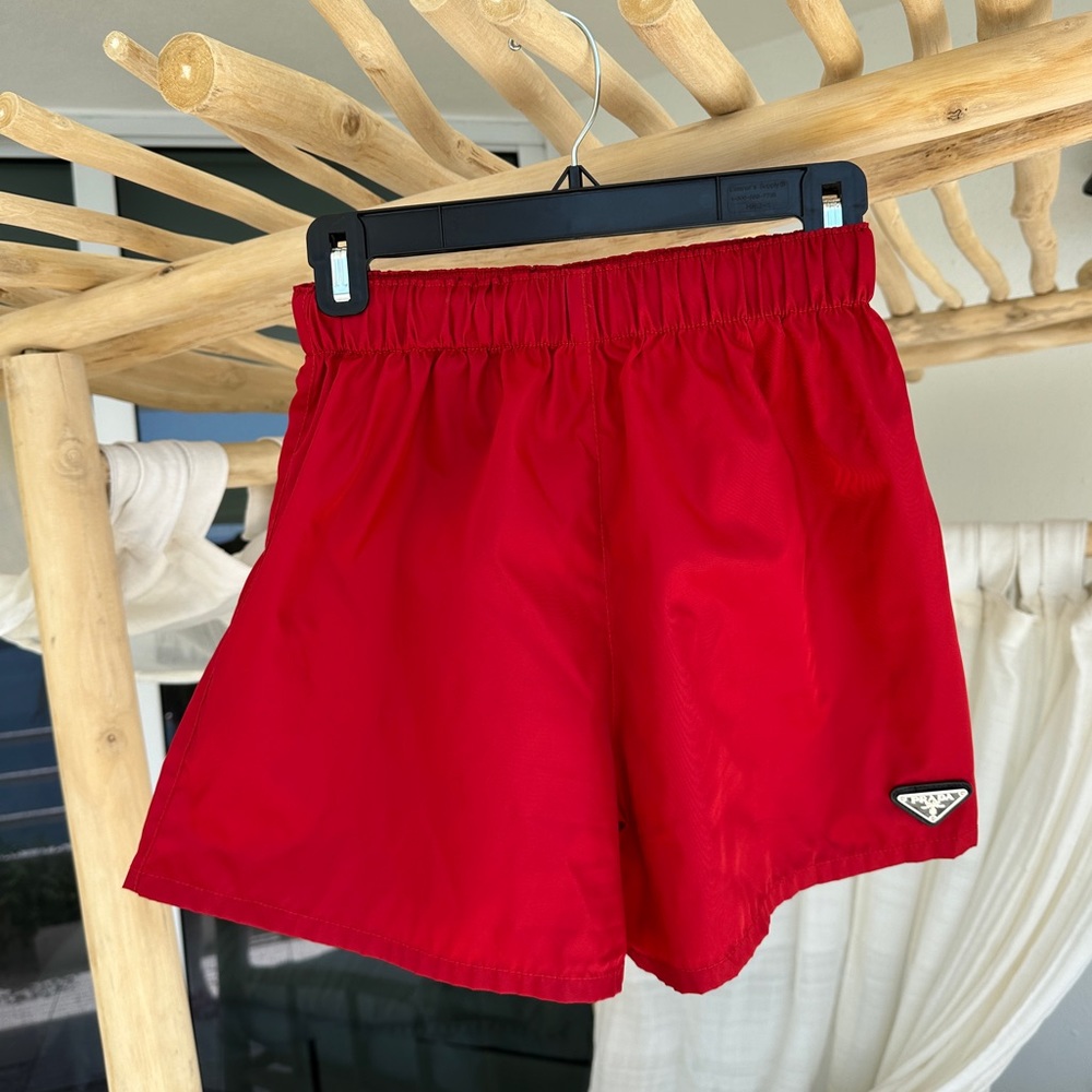 Prada Re-Nylon Elasticated Shorts - image 1